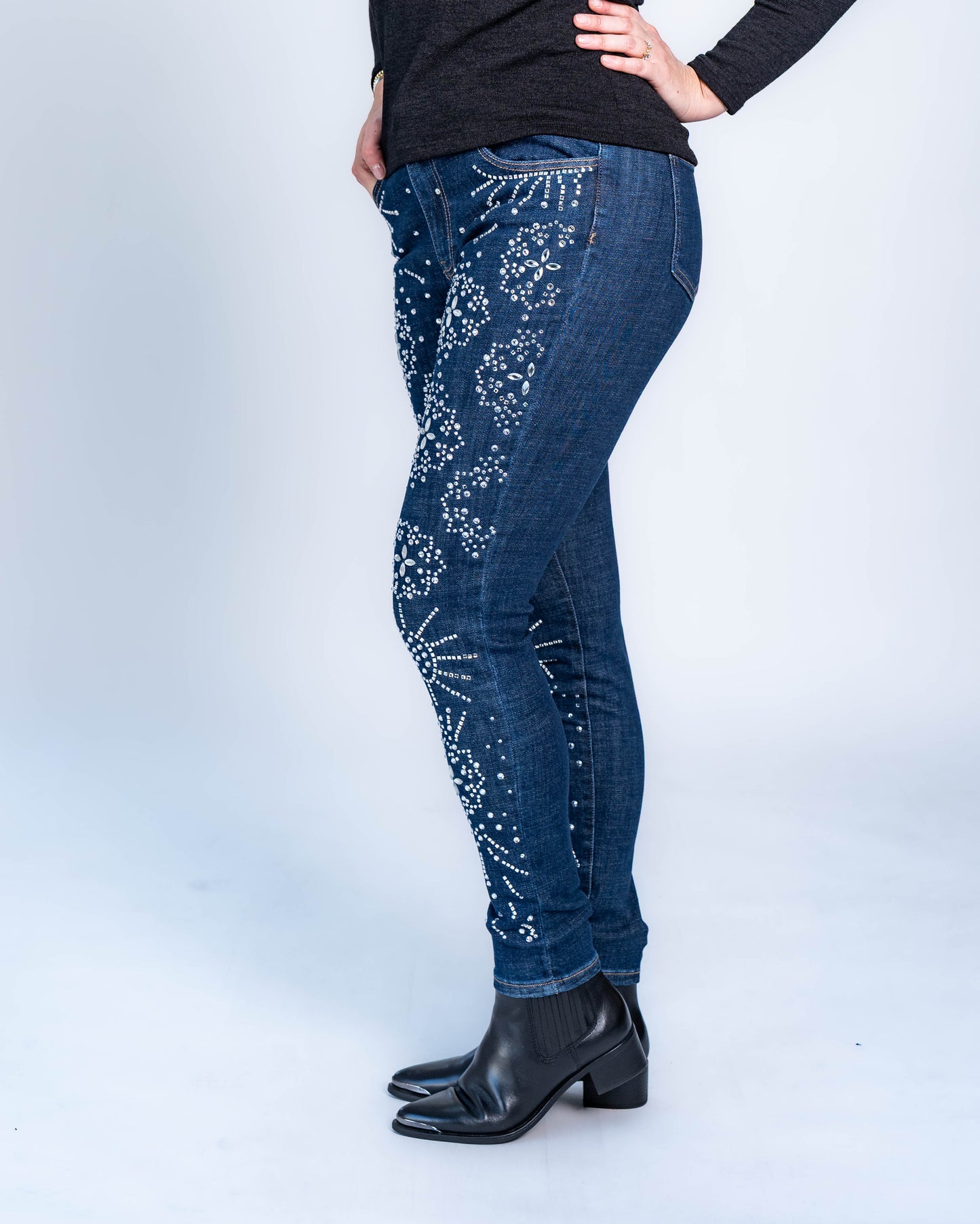 Jeans Pitillo Diamante