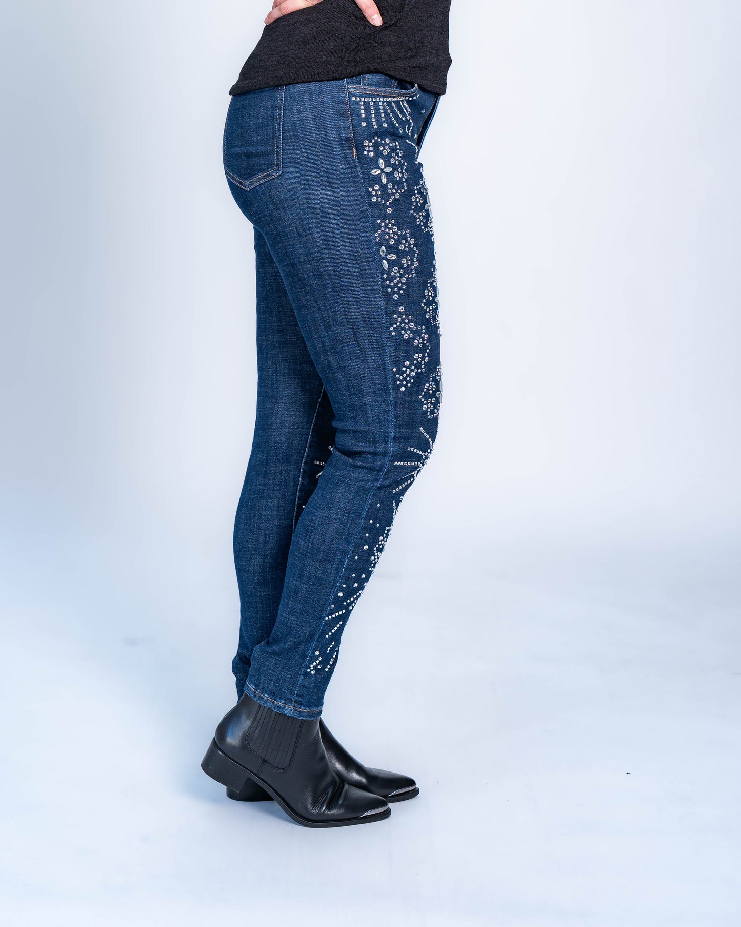 Jeans Pitillo Diamante