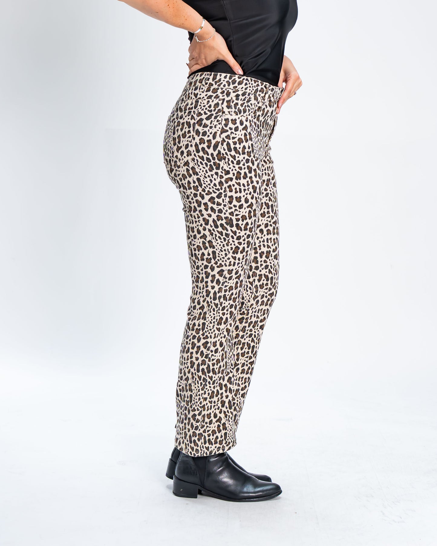 Jeans Flare Leopardo