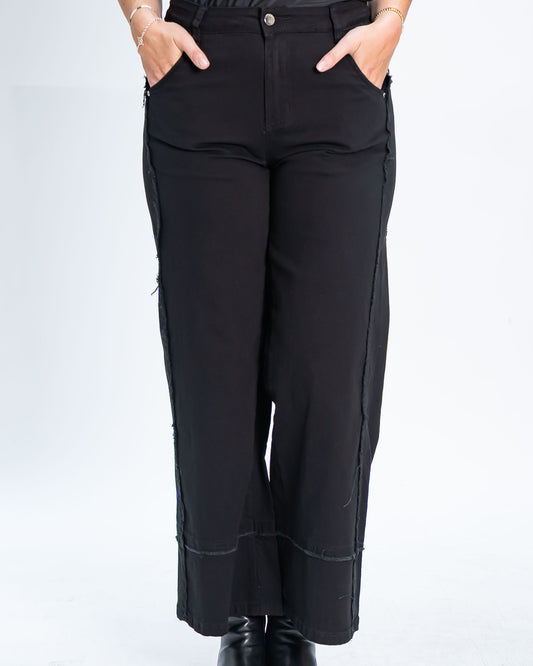 Jeans Max Costuras Negro