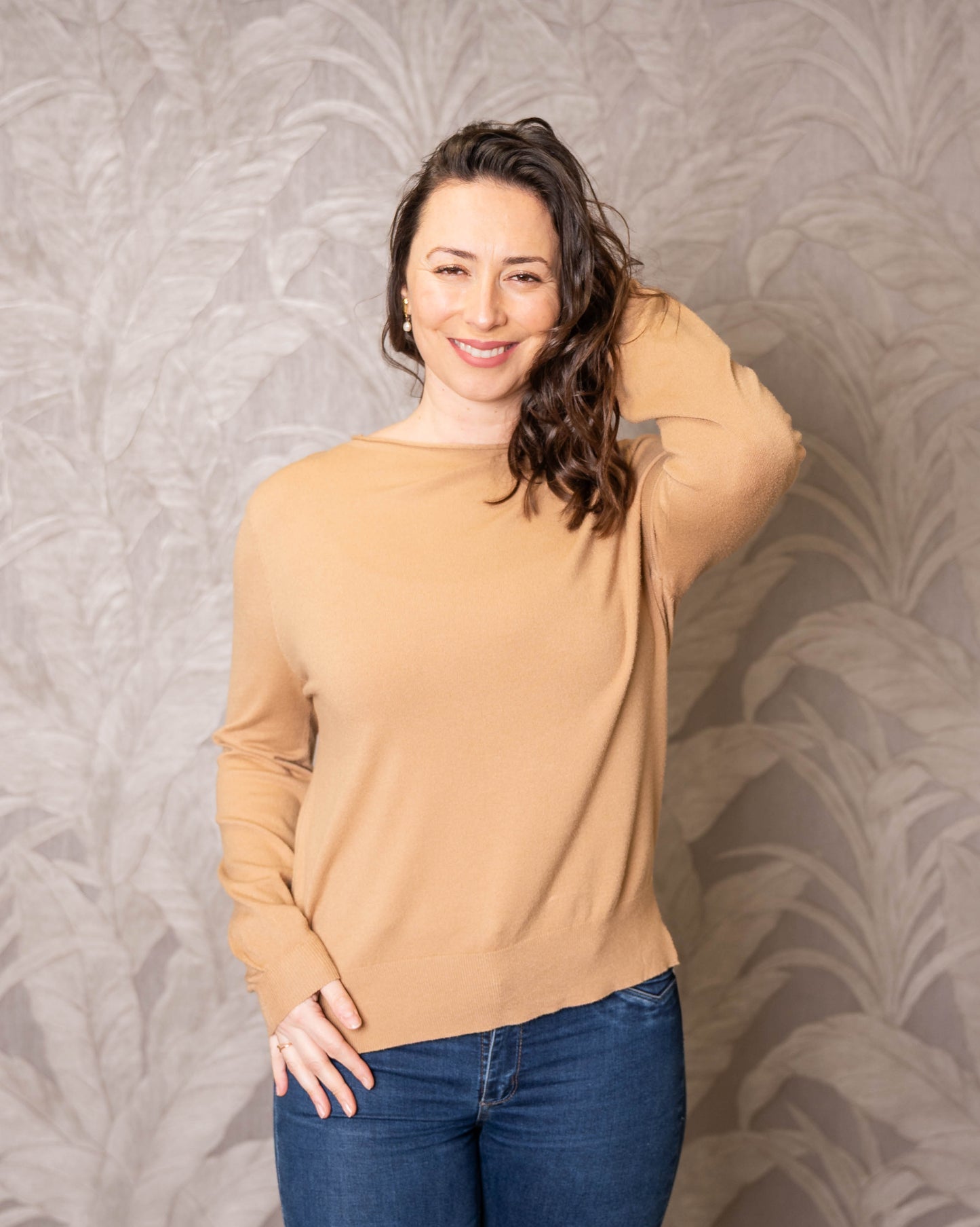 SWEATER LUZ MARIA CAMEL