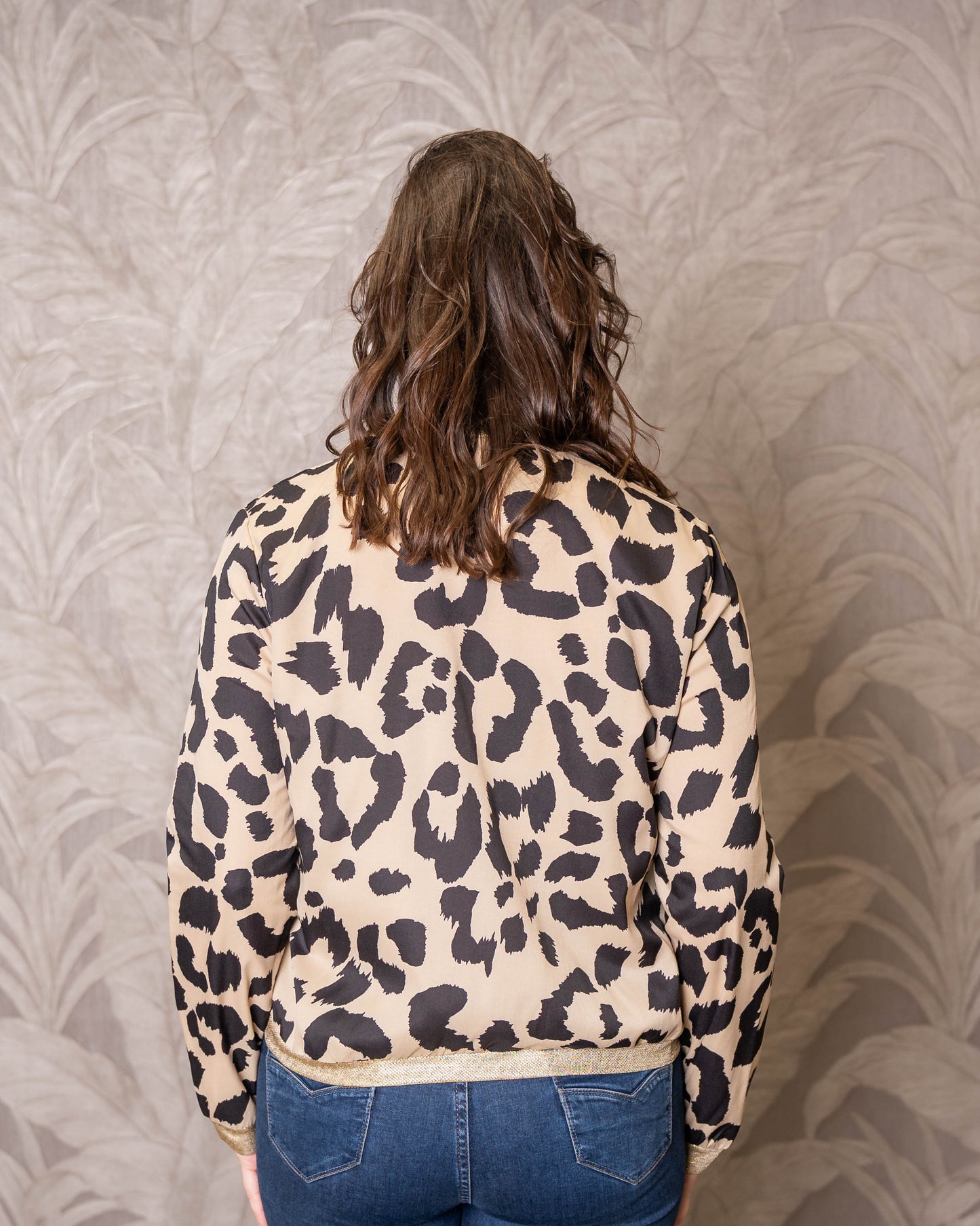 CHAQUETA PRINT EVA BEIGE