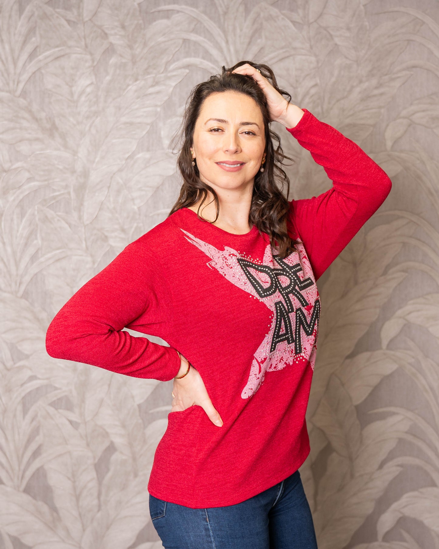 POLERA LANILLA DREAM CEREZA