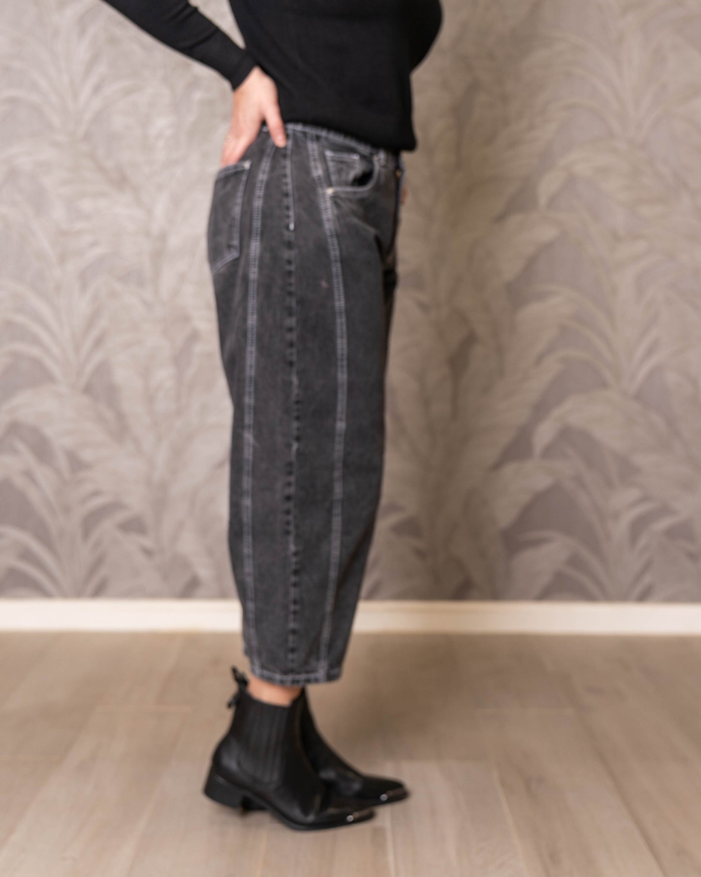 JEANS KATTO ALUMCO NEGRO