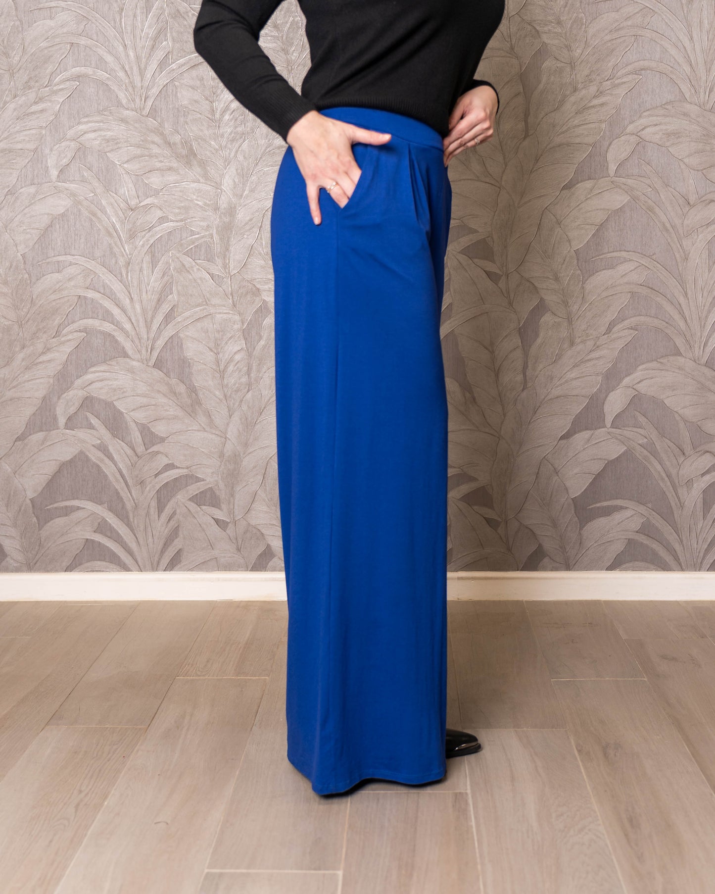 PANTALON BRASILEÑO LISO AZUL