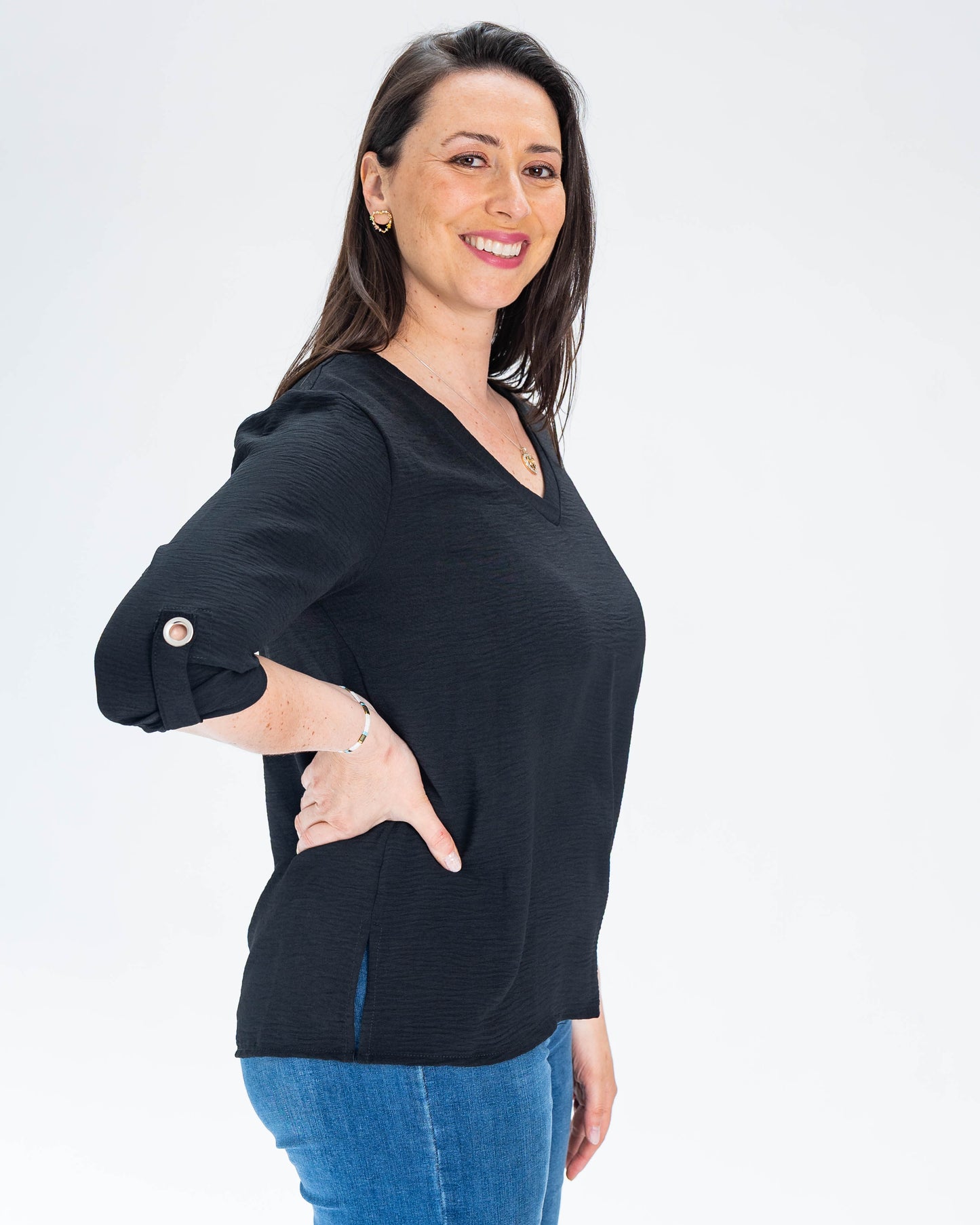 Blusa Lisa Melissa Negro