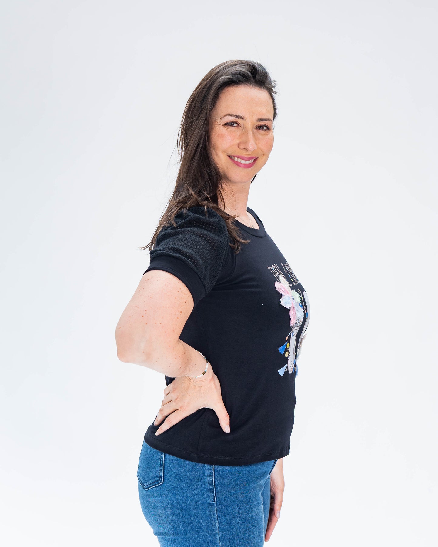 Polera BR Total Look Negro