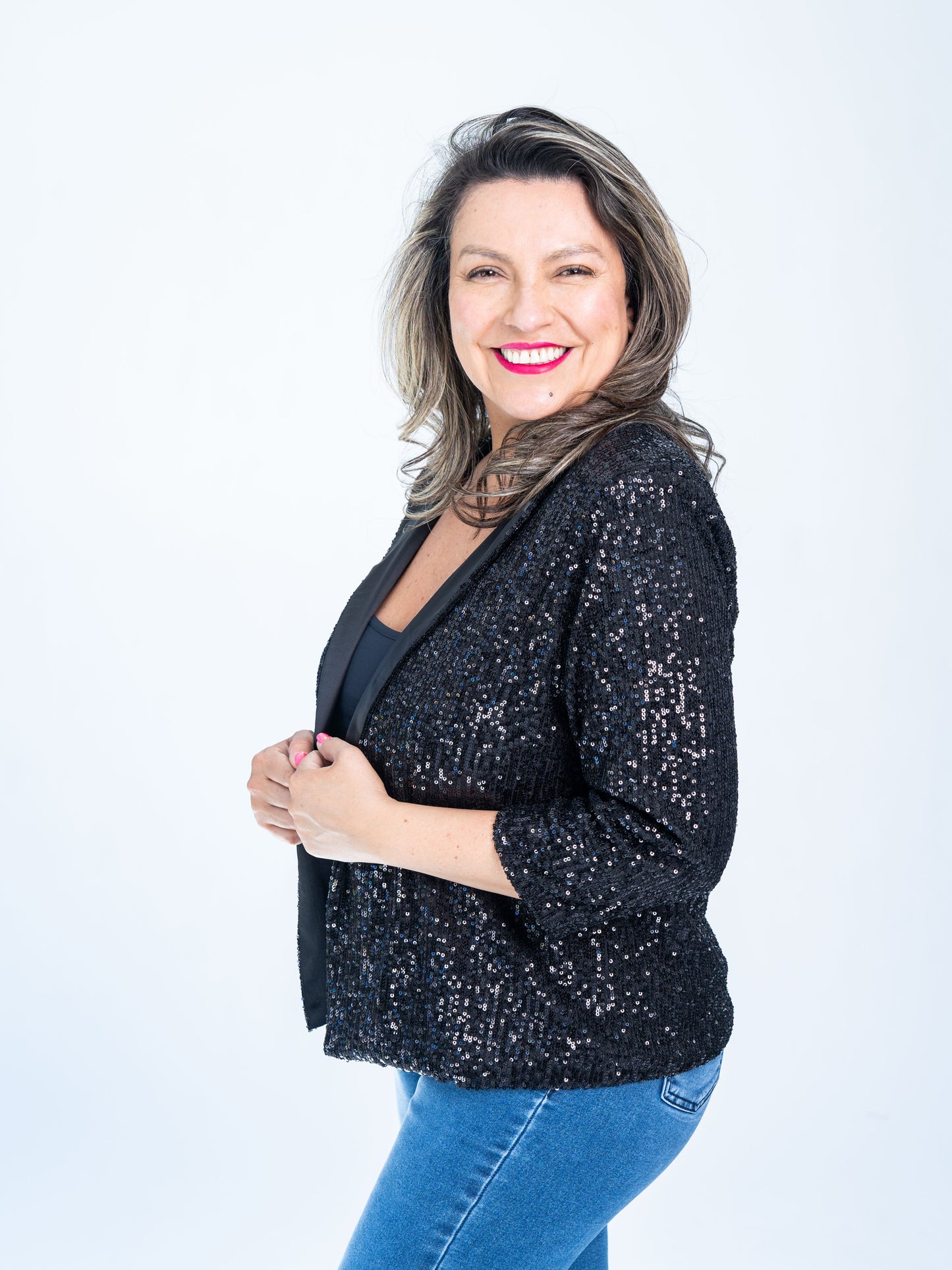 Chaqueta Brillos Hombreras