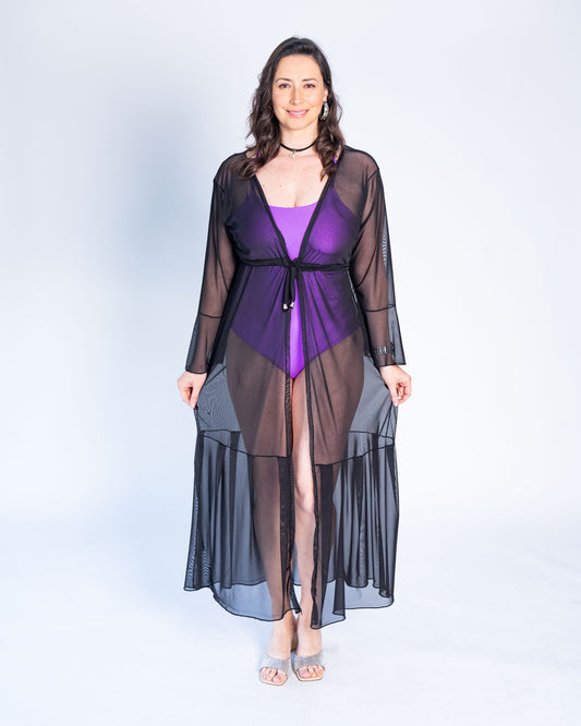 Salida de Baño Larga BR Camila Negro