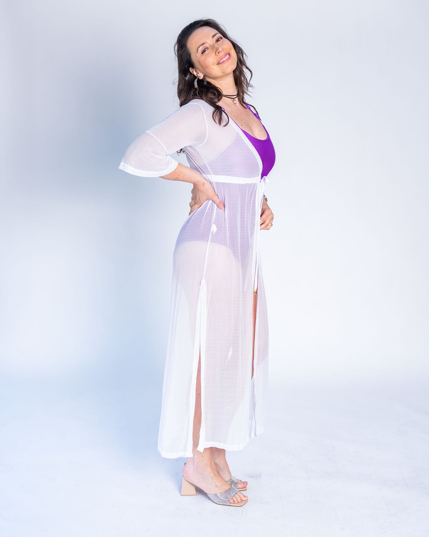 Salida de Baño Largo BR Dahlia Blanco