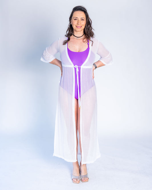 Salida de Baño Largo BR Dahlia Blanco