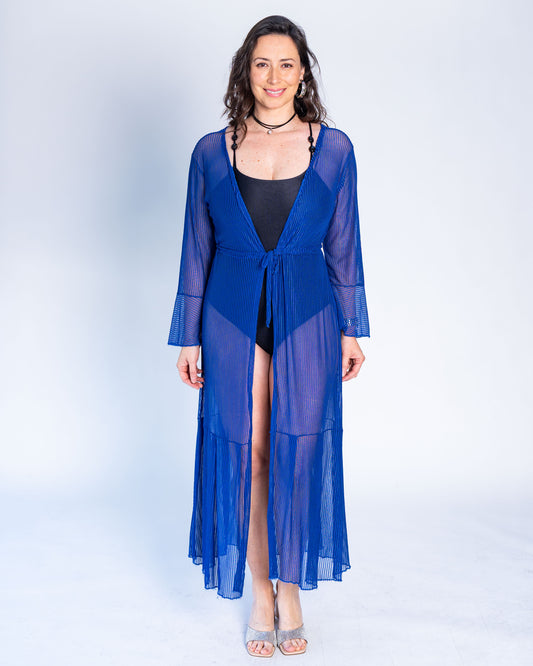 Salida de Baño Larga BR Amelia Azul