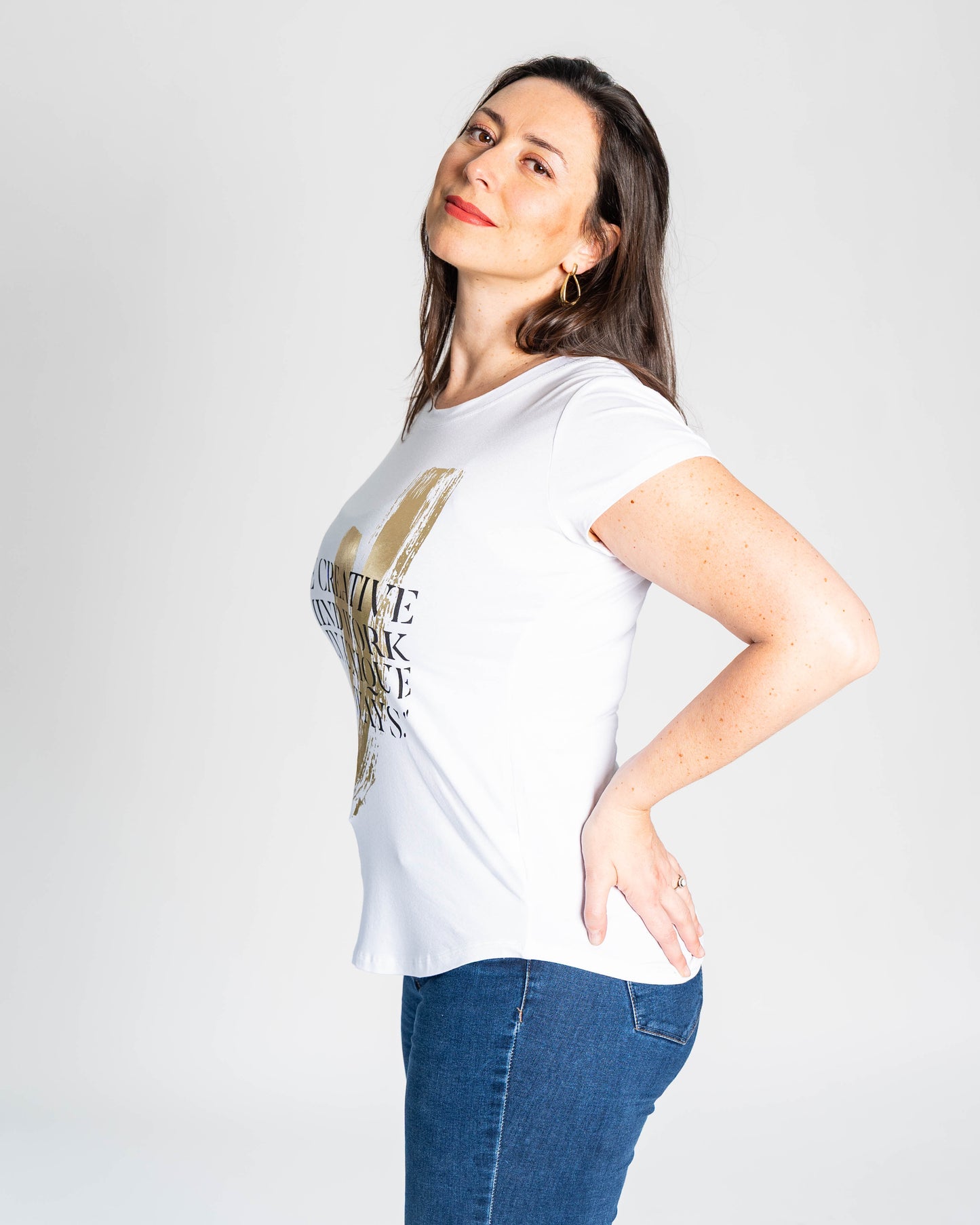 POLERA CREATIVE BLANCO