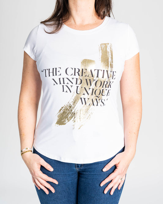 Polera Creative Blanco