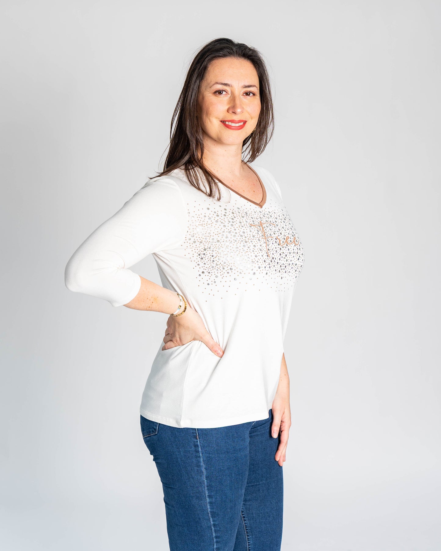 POLERA FREE BLANCO