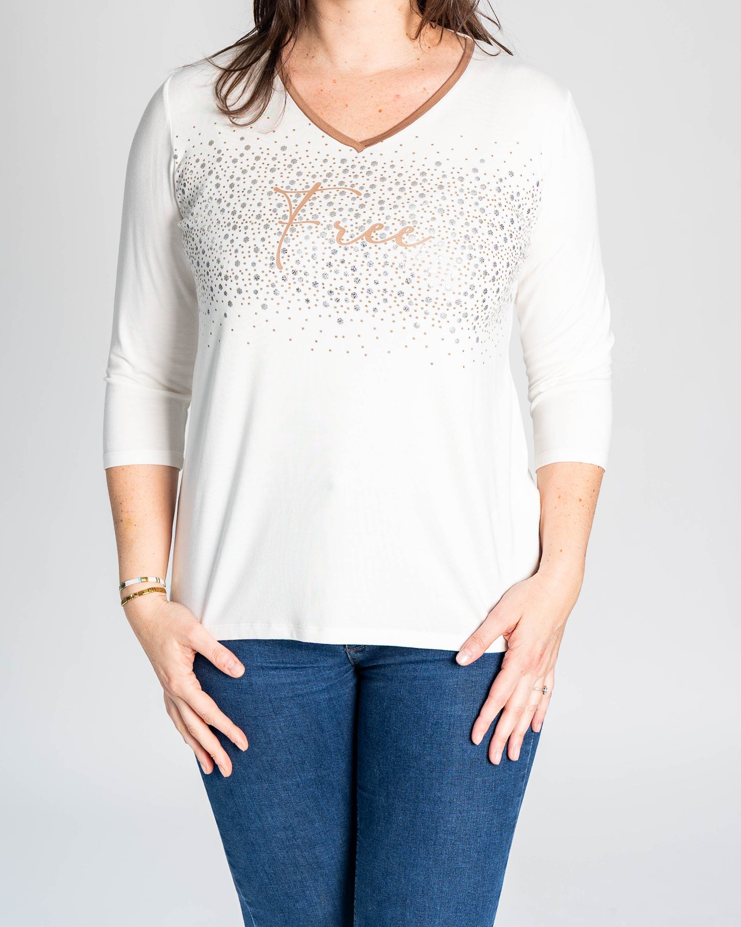 POLERA FREE BLANCO