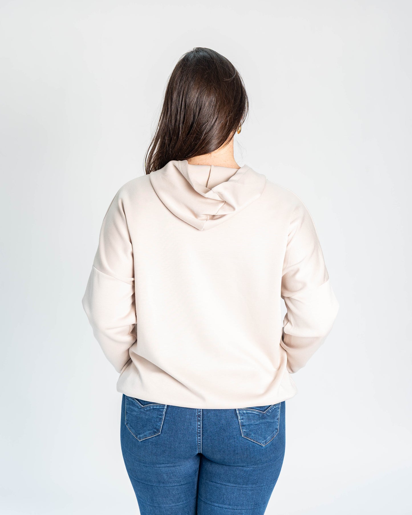 POLERON PLUMAS ANGELA BEIGE