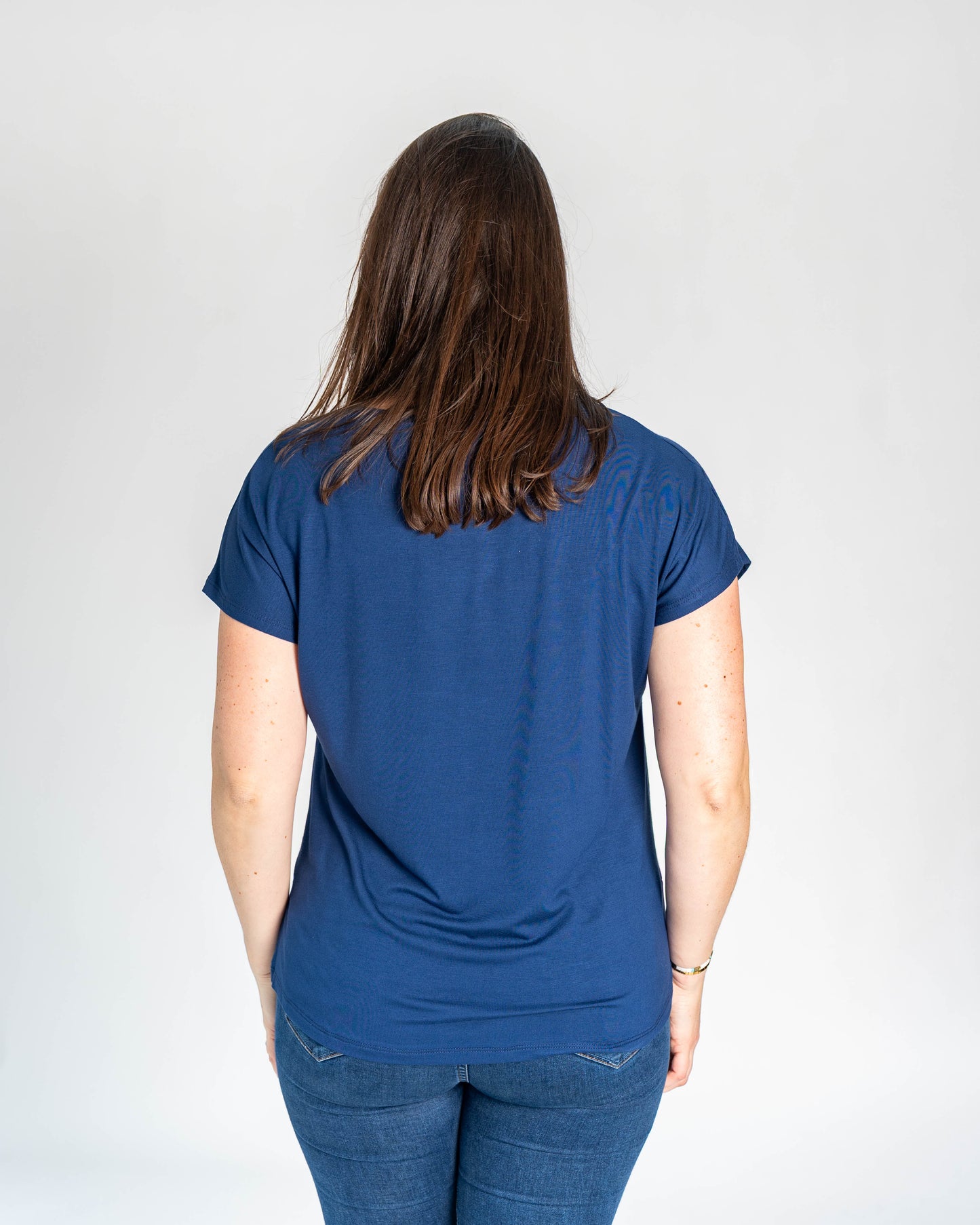 POLERA TRIANGULOS AZUL