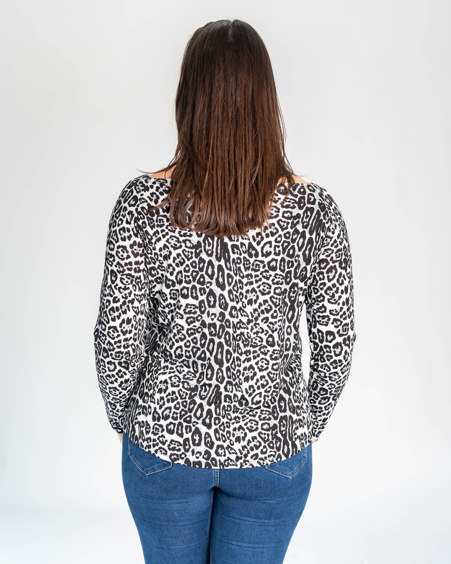 POLERA BR PRINT GRIS