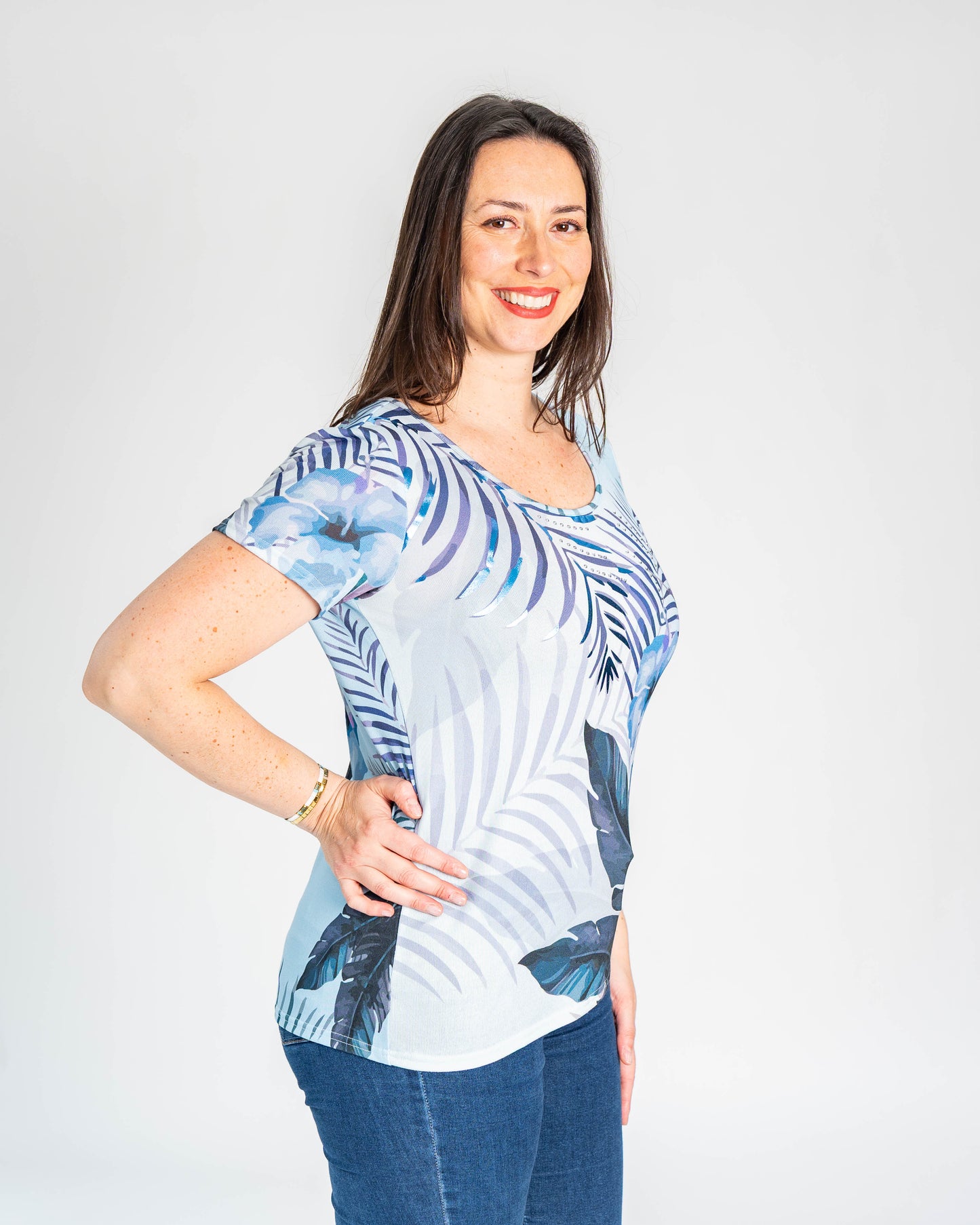 POLERA SELVA AZUL