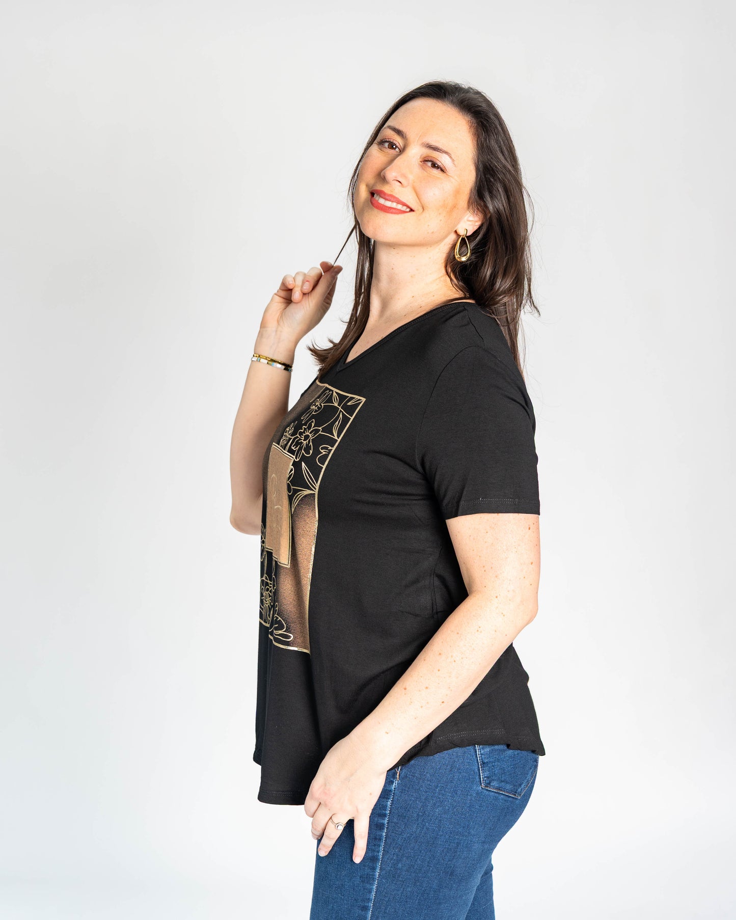 POLERA RINE NEGRA