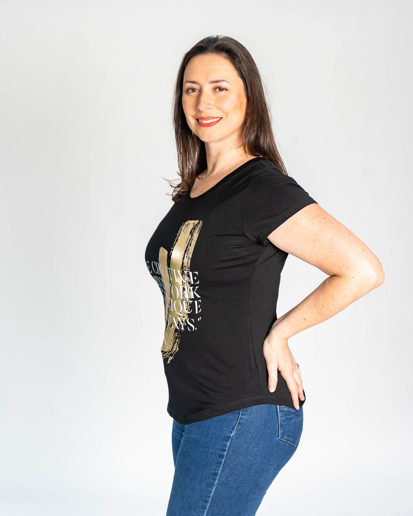 Polera Creative Negro