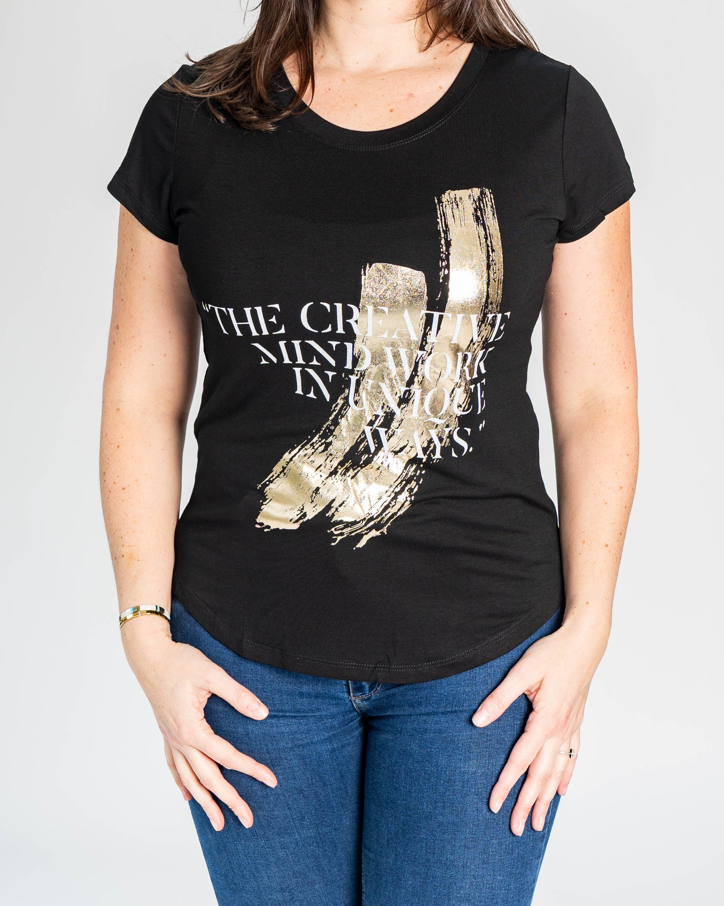 Polera Creative Negro
