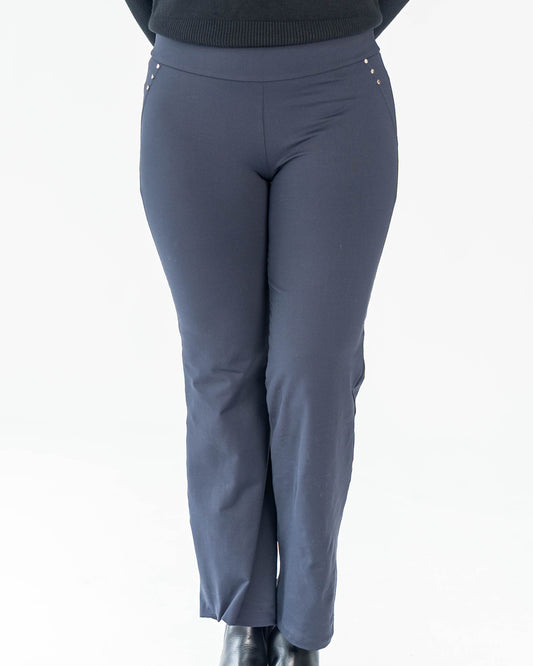 Calza Recta Lycra Negra