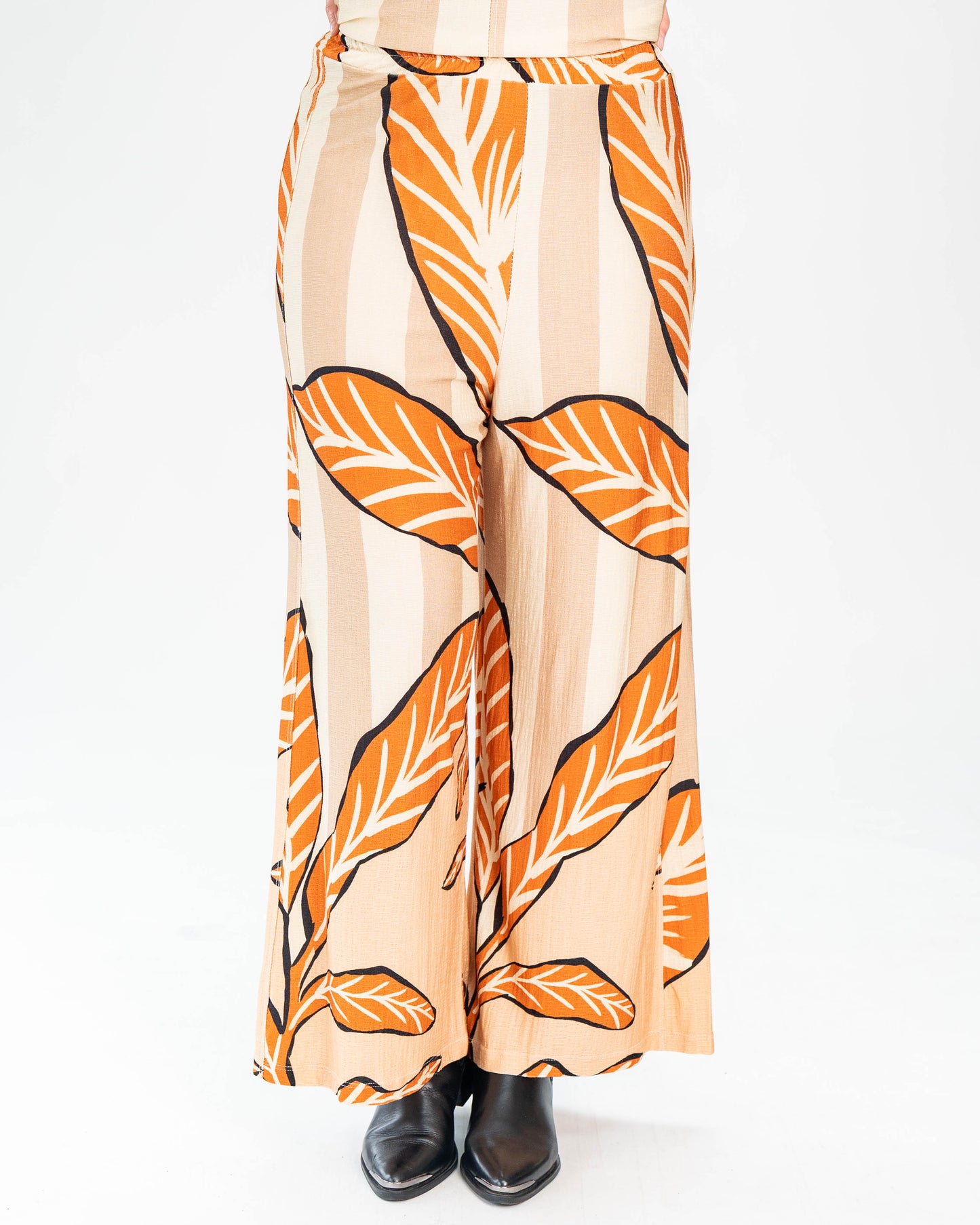 Conjunto Aylin Brasil Beige/Naranjo