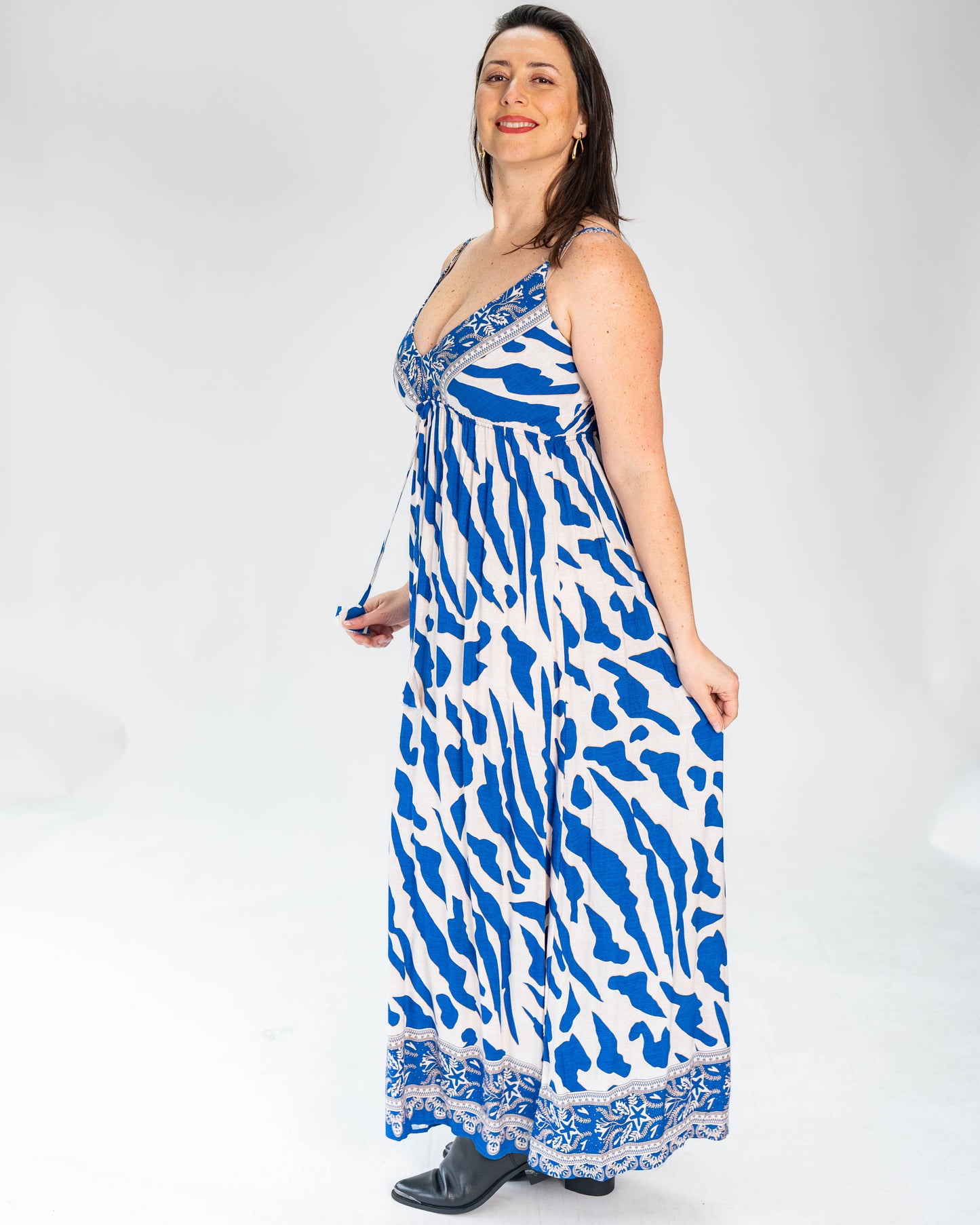Vestido BR Diseño Anabella Azul