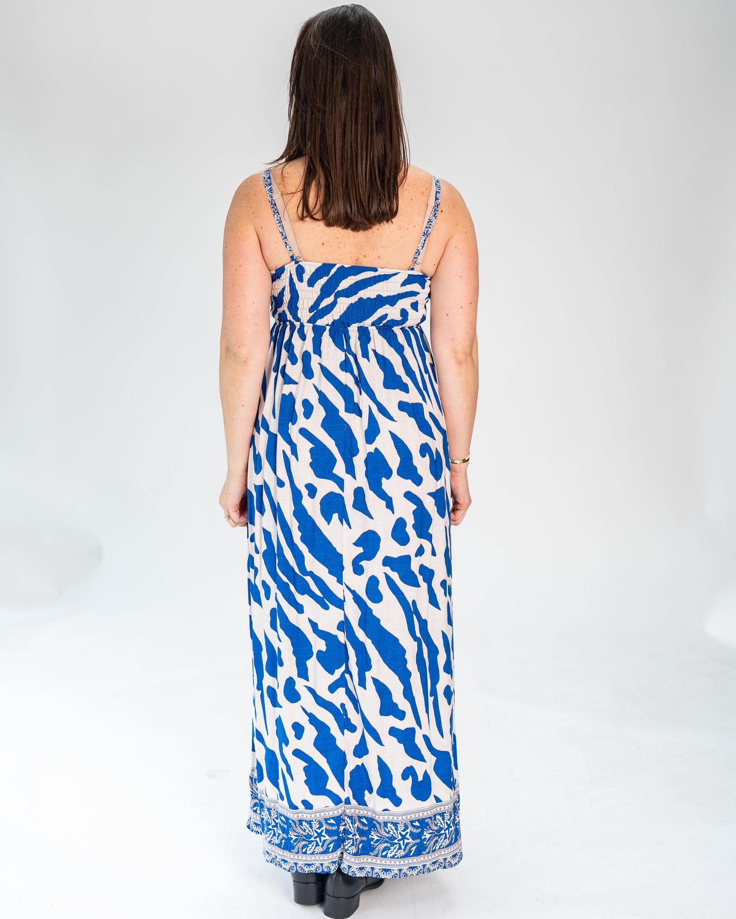 Vestido BR Diseño Anabella Azul