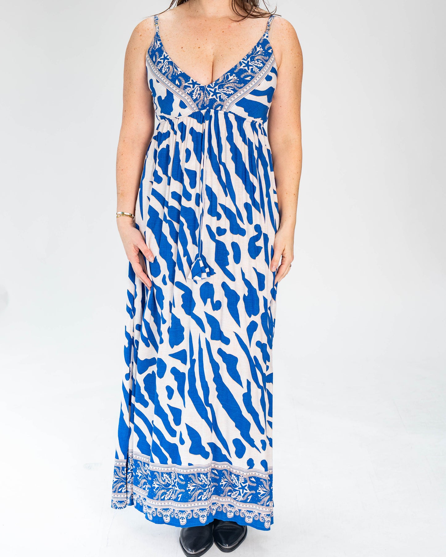 Vestido BR Diseño Anabella Azul
