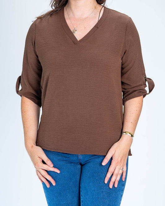 Blusa Lisa Melissa Chocolate