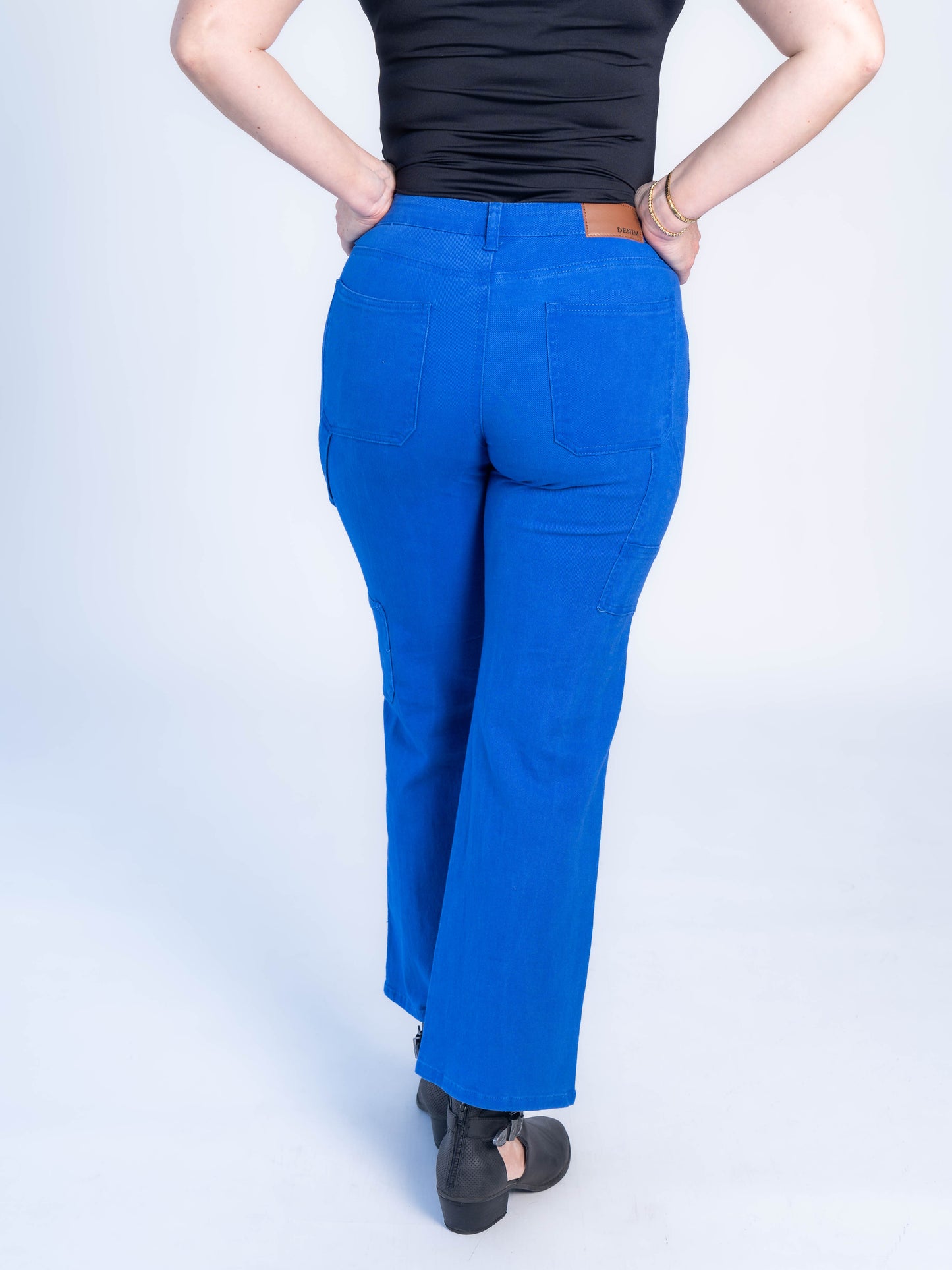 Jeans Cargo Azul