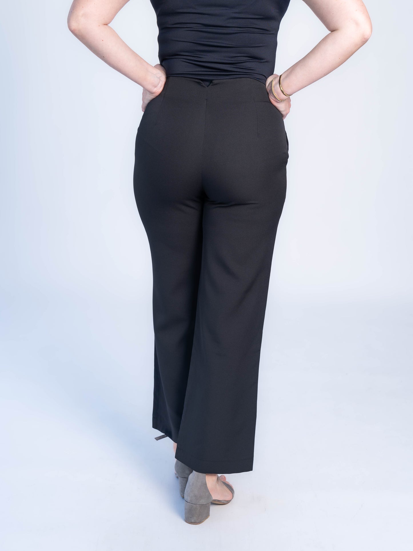 Pantalón Negro Sin Pretina
