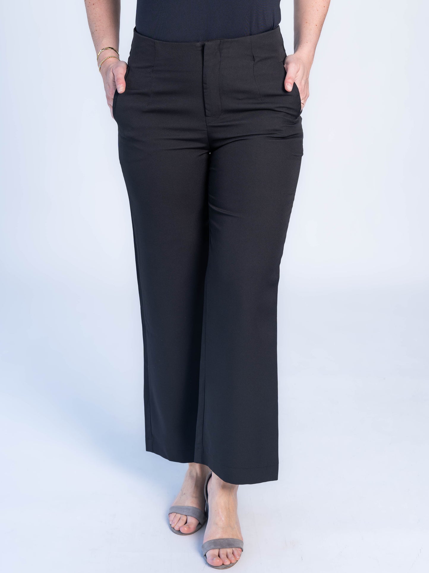 Pantalón Negro Sin Pretina