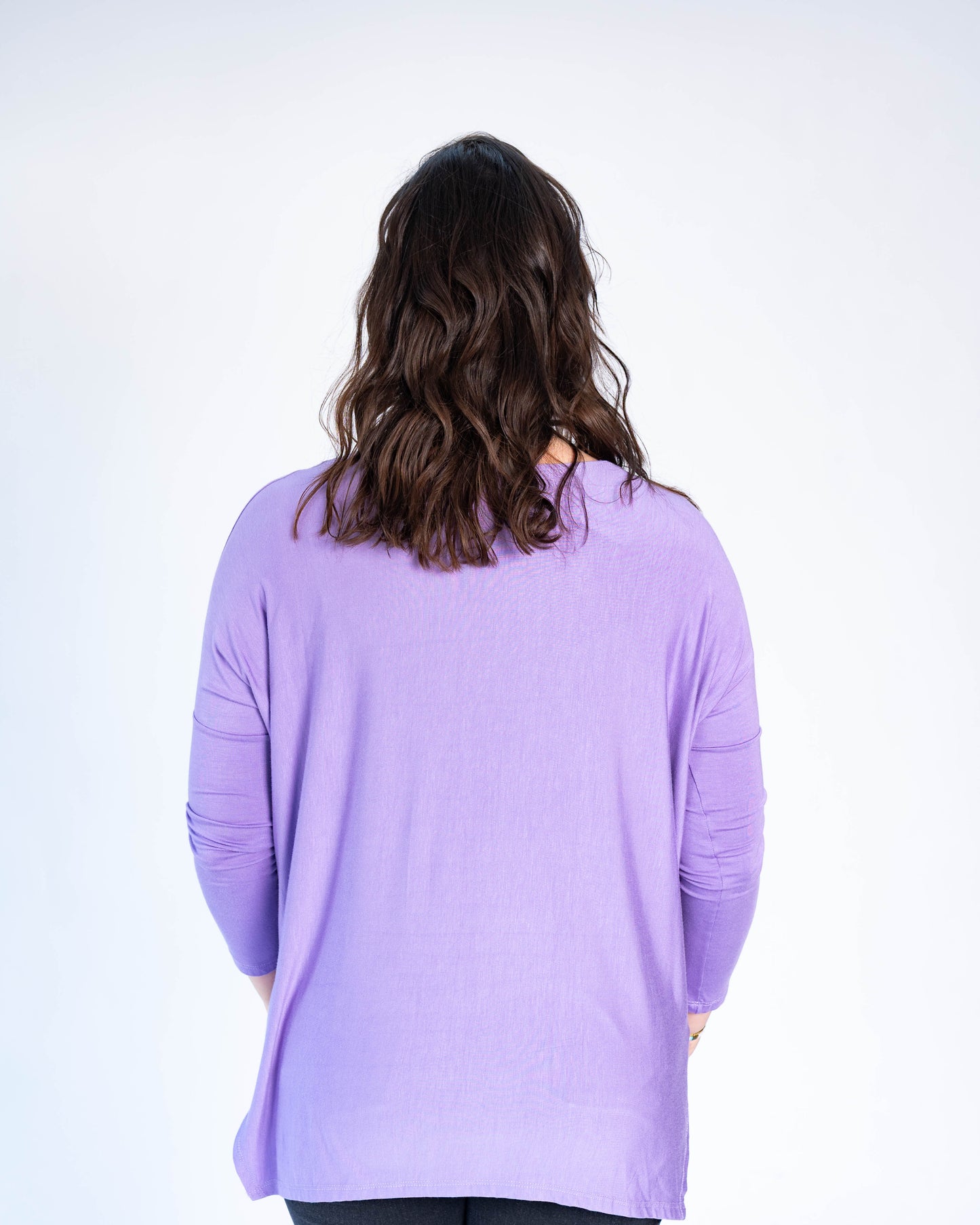Polera basica cony lila
