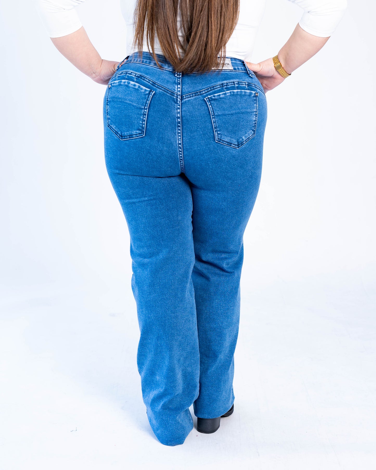 Jeans recto Infinito azul