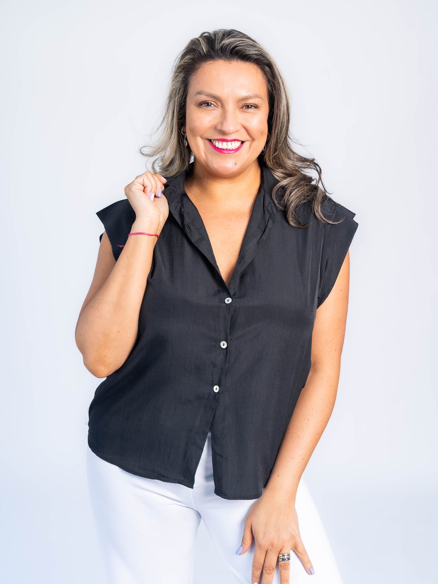 BLUSA JOSEFA NEGRA