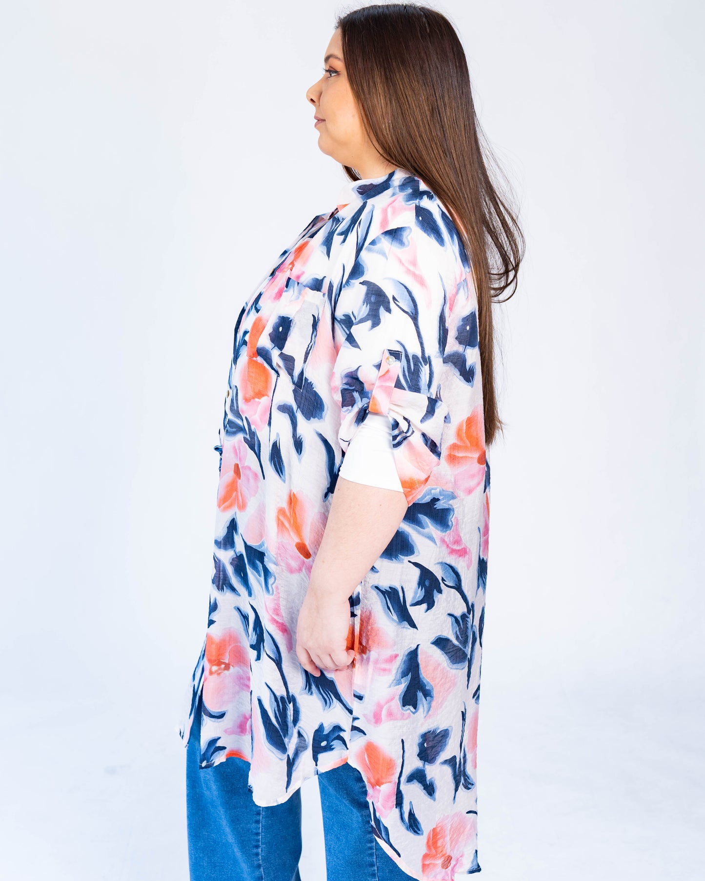 Blusa Azucena azul