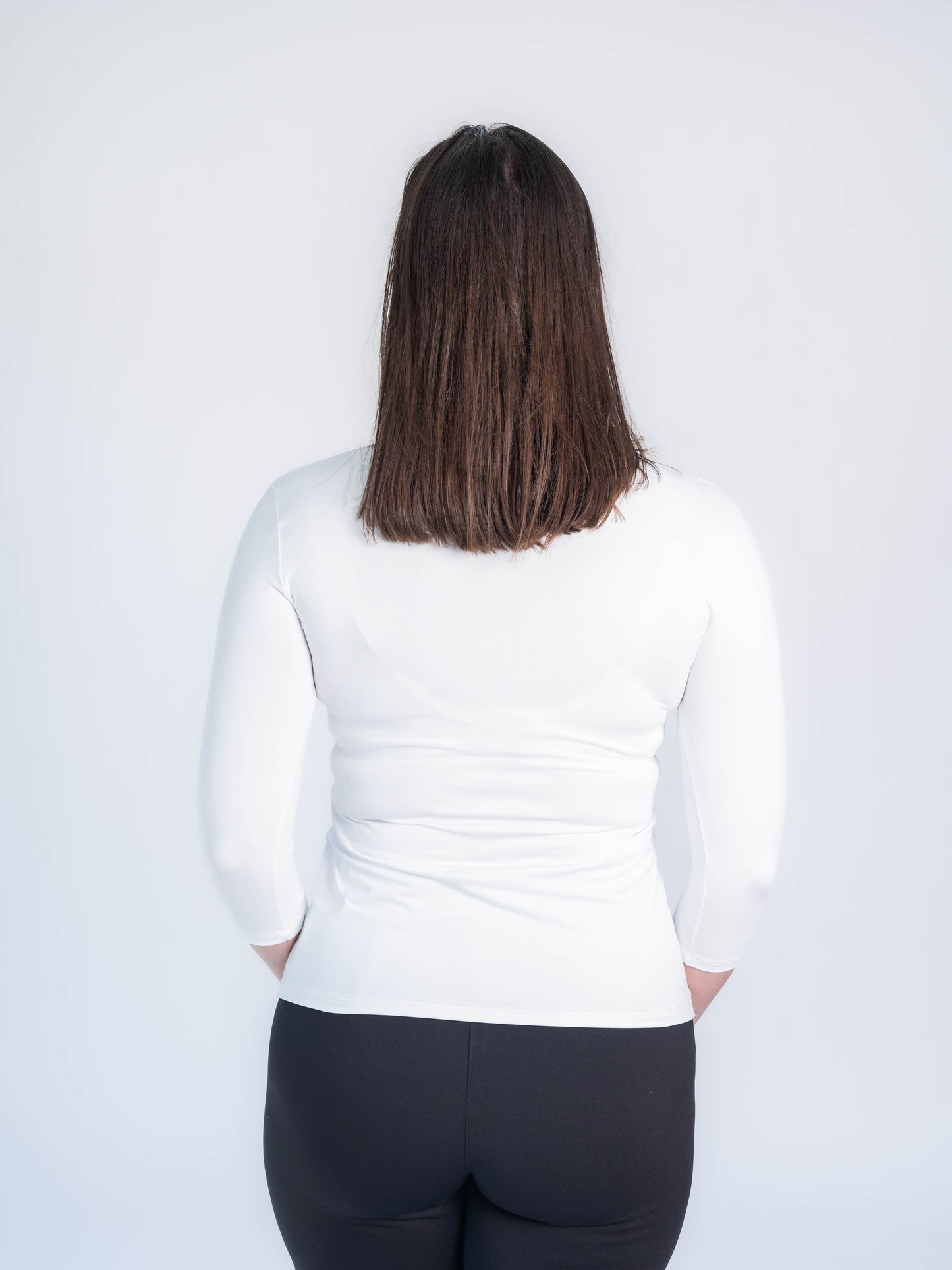 POLERA BASICA CAROLINA BLANCA