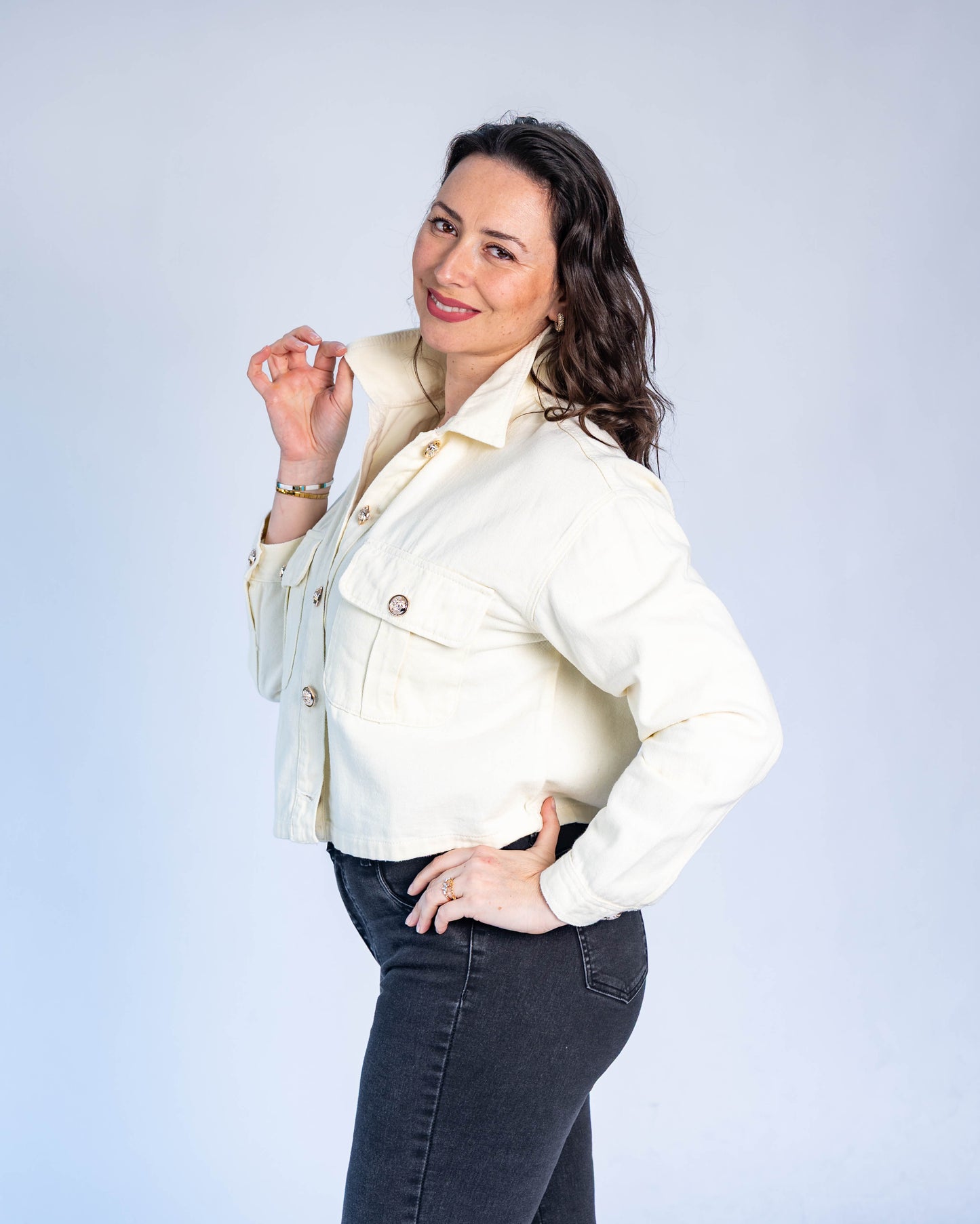 Chaqueta Constanza Botones Dorados