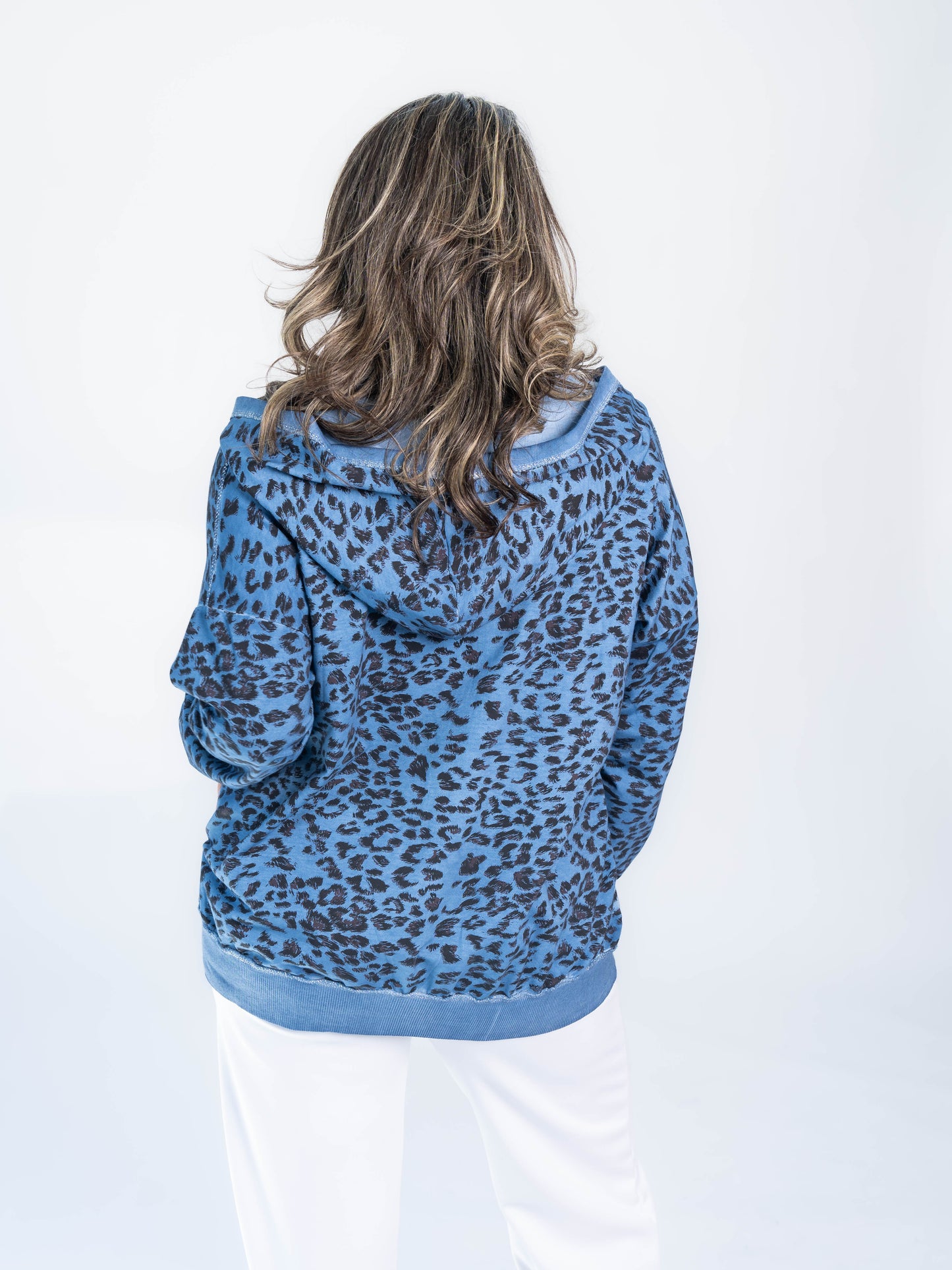 POLERON PRINT GABY AZUL