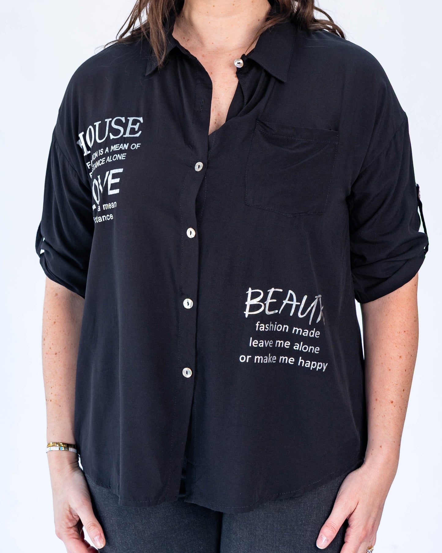 Blusa beauty negra
