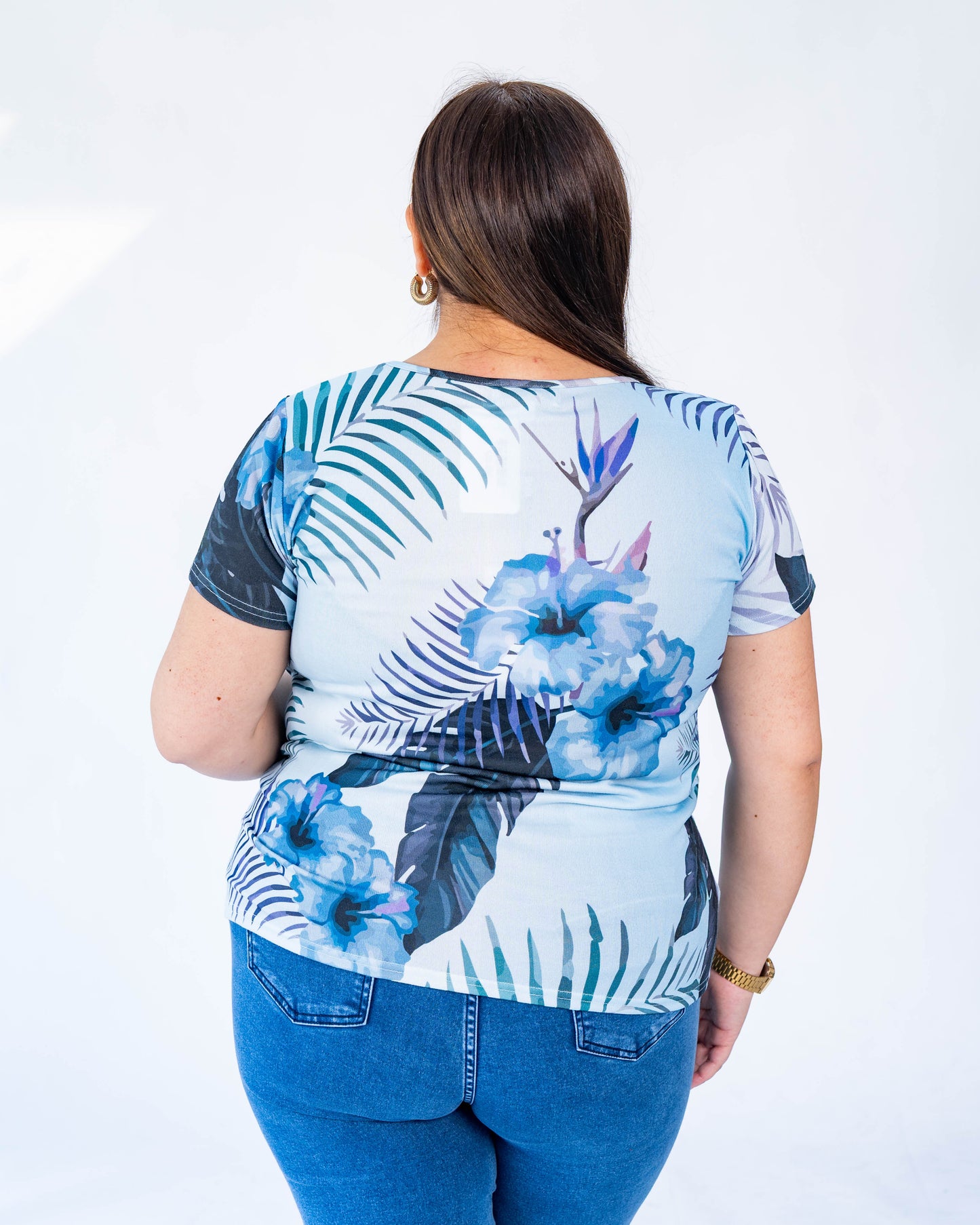 Polera Selva Azul