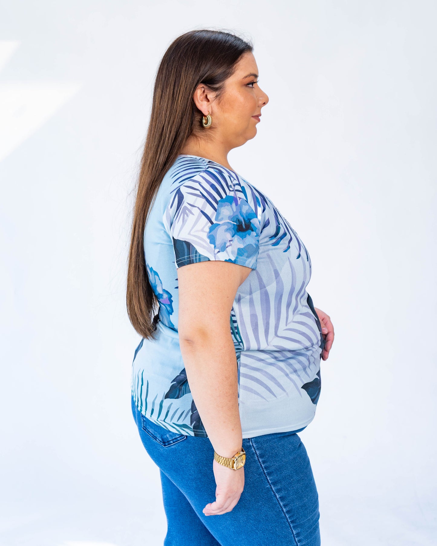 Polera Selva Azul