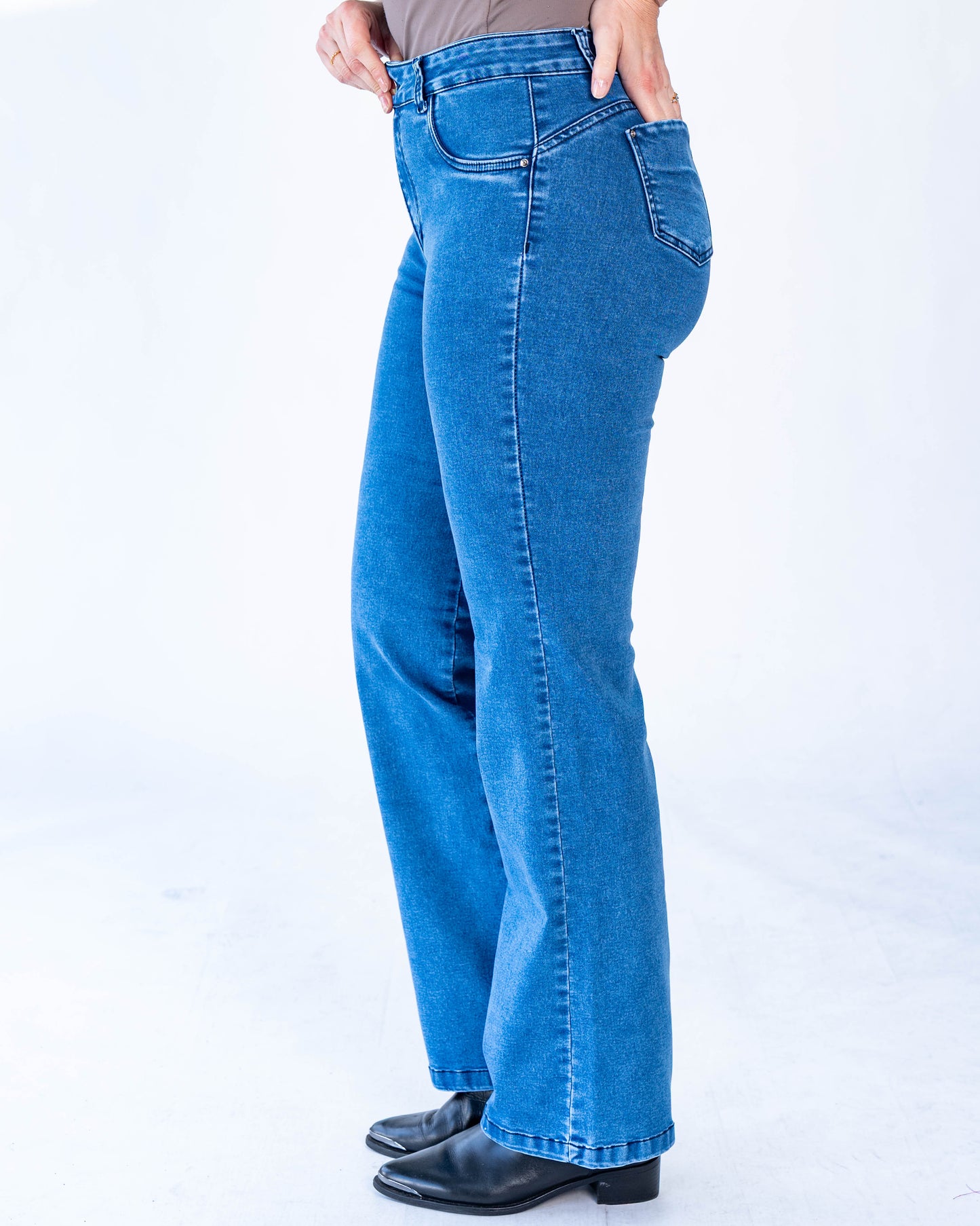 Jeans recto Infinito azul