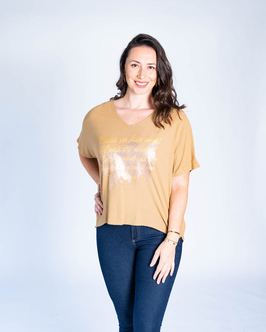Sweater Hilo Camille Camel