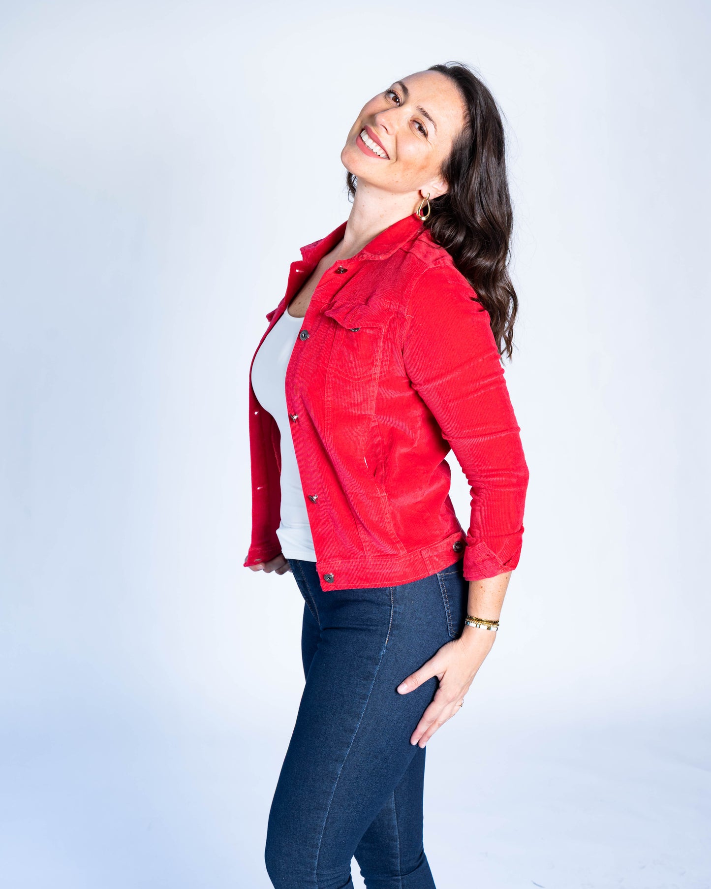 Chaqueta Cotele Roja