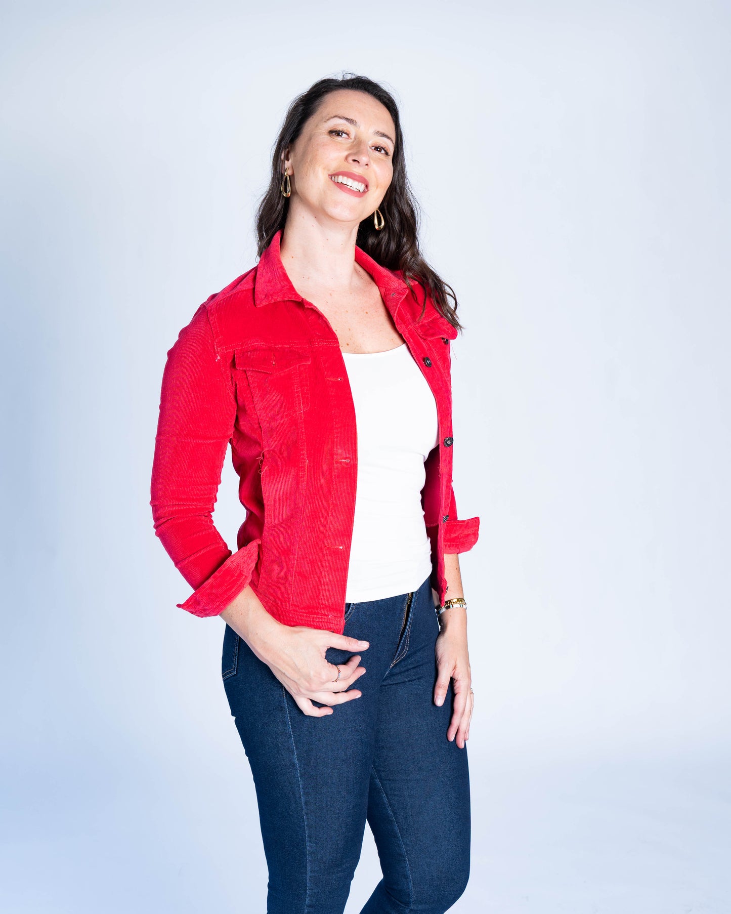 Chaqueta Cotele Roja